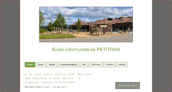 Desktop Screenshot of ecolepetithan.be