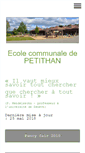 Mobile Screenshot of ecolepetithan.be